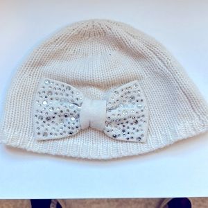 Autumn Cashmere rhinestone bow hat